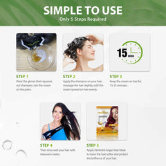 PPD Free Natural Hair Color Shampoo Sachet- Herbishh Hair Dye.