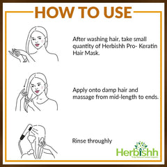 Herbishh Argan Hair Mask for Deep Conditioning & Hydration For Healthier Looking Hair 25 gm .