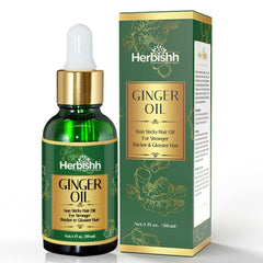 Romancing the Roots .Exotic Ginger Essential Hair Oil - Herbishh
