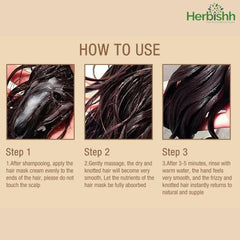 Pro Keratin Argan Hair Mask 150gm- Herbishh Cream.