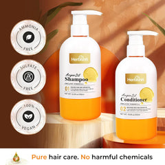 Herbishh Argan Oil Shampoo & Conditioner Hair care.
