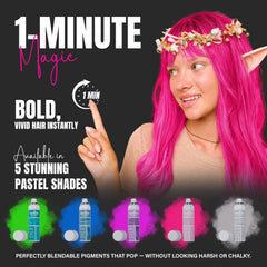 Koloret Temporary Hair Color Spray Pastel Pink- Herbishh