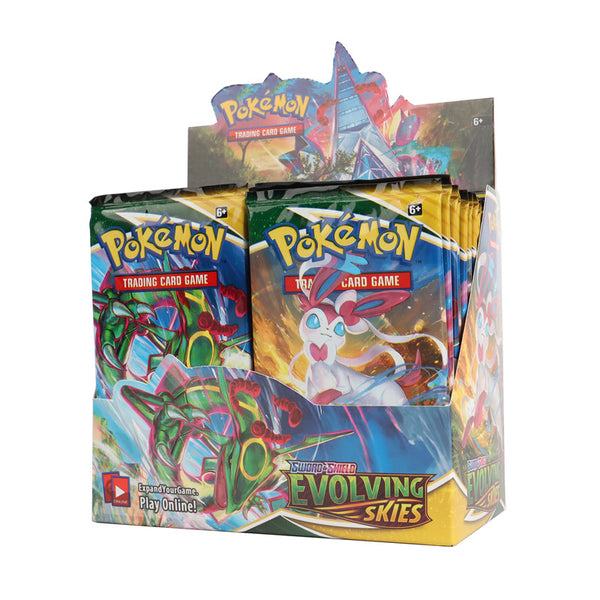 Evolving Skies Pokémon Style Trading Card Booster Box