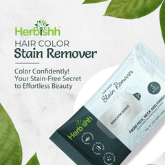 Herbishh Hair Color Stain Remover Wipes .