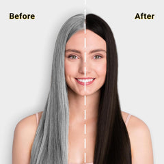 Dark Brown PPD Free Hair Color Shampoo 10 Sachet - Herbishh Hair Dye.