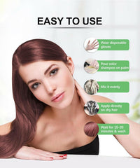 how to use Herbishh grape red hair color shampoo 