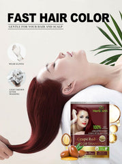 Hair Color Shampoo sachet- quick and easy