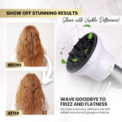 Herbishh Hair Dryer Diffuser - White Hair Accessories.