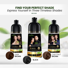 Chestnut Brown Hair Color Shampoo-200ml Hair Dye.