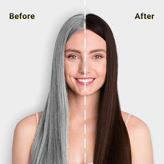 Chestnut Brown PPD Free Hair Color Shampoo 10 Sachet - Herbishh Hair Dye.