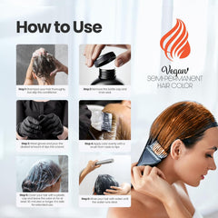 Herbishh Koloret Semi Permanent Hair Color Hair care.