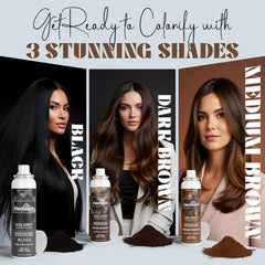 Koloret Quick Root Touch Up Hair Color Spray Medium Brown- Herbishh