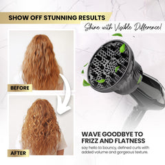 Herbishh Hair Dryer Diffuser - Black Hair Accessories.