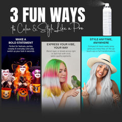 Koloret Temporary Hair Color Spray Pastel Silver - Herbishh