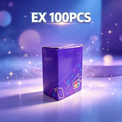 100 Piece Holographic Fantasy Trading Card Collection Set