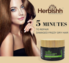 Pro Keratin Argan Hair Mask 150gm- Herbishh Cream.