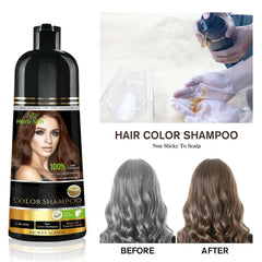 Hair Color Shampoo - Herbishh Hair Dye.