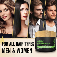 PPD Free Hair Color Dye Shampoo + Argan Hair Mask - Herbishh Hair Dye.