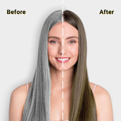Linen PPD Free Hair Color Shampoo 10 Sachets-Herbishh Hair Dye.
