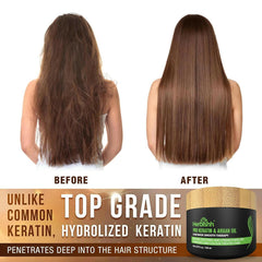 PPD Free Hair Color Dye Shampoo + Argan Hair Mask - Herbishh Hair Dye.