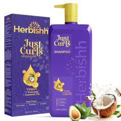 Just Curls Shampoo-Herbishh 