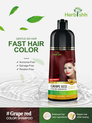 hair color shampoo on red hair