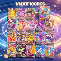 100 Piece Holographic Fantasy Trading Card Collection Set