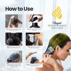 Herbishh Koloret Semi Permanent Hair Color - Cosmic Sunshine Hair care.