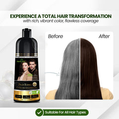 Herbishh Dark Brown Hair Color Shampoo-200ml Hair Dye.