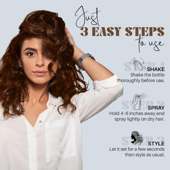 Koloret Quick Root Touch Up Hair Color Spray Medium Brown- Herbishh