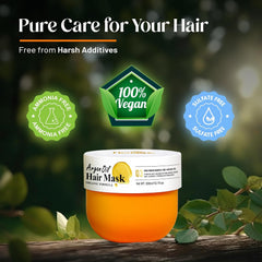 Herbishh argan oil hair mask-300ml pure care 