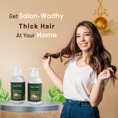 Hair Thickening Shampoo & Conditioner set- Herbishh