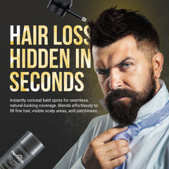 27.5 gm Herbishh Koloret Hair Building Fibers – Dark Brown Hair care. Hide patch