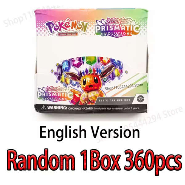 Prismatic Evolutions TCG Booster Box 360 Pcs English Edition Game Set