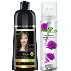 BUY 1 Color shampoo & GET 1 Flower Oil Free - Herbishh Hair Dye.