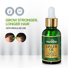 Exotic Ginger Essential Hair Oil - Herbishh