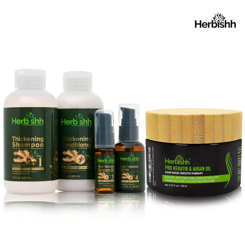 AS - Hair Volumizing Kit & Pro- Keratin Hair Mask - Herbishh Health & Beauty.