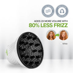 Herbishh Hair Dryer Diffuser - White
