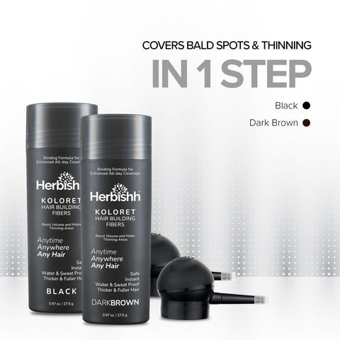 Herbishh Koloret Hair Building Fibers (27.5gm)