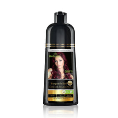 Burgundy Red Hair Color Shampoo 500ml - Herbishh .
