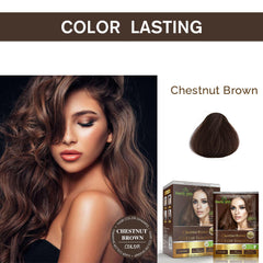 Travel size Color Shampoo Sachets - Herbishh Hair Dye.