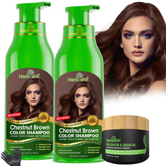 Buy 2pcs Color Shampoo Get 1 Hair Mask Free - Herbishh