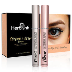 Herbishh Eyelash & Eyebrow Enhancing Serum Combo 