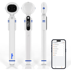 Bundle - Bisonbody Body Scale 20 Body Metrics Measurement + Smart Digital Height Ruler