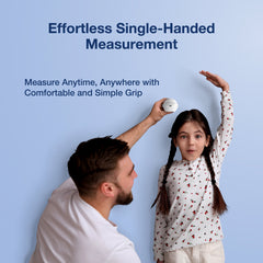 Bundle - Bisonbody Body Scale 20 Body Metrics Measurement + Smart Digital Height Ruler
