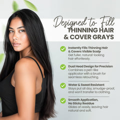 Red Hair Root Touch-up Pen Hair Dye.