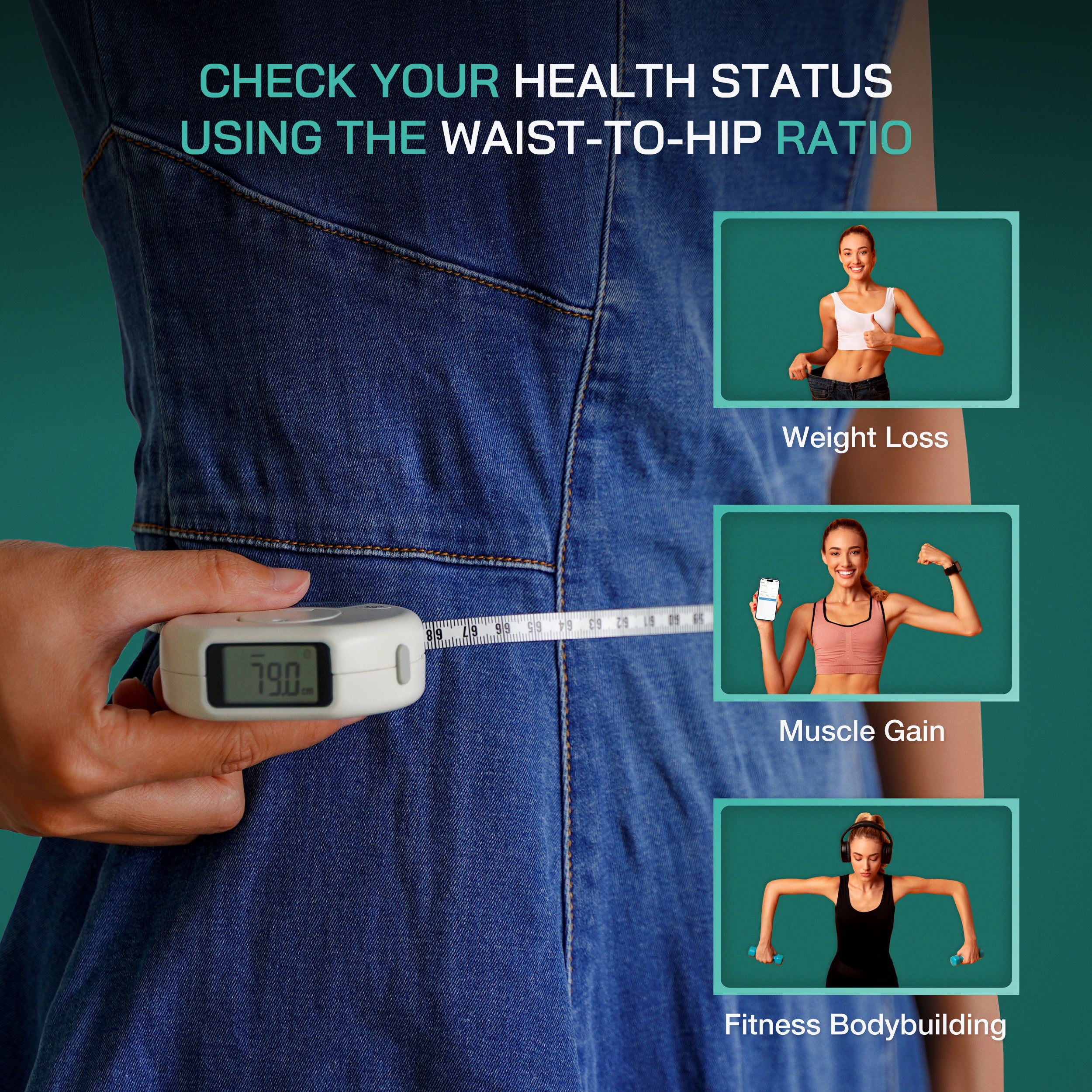 Buy Smart Digital Tape Measures | BisonBody – Mokeru Professional