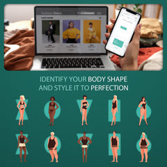 Bundle - Bisonbody Body Scale 22 Body Metrics Measurement + Smart Body Tape Measure