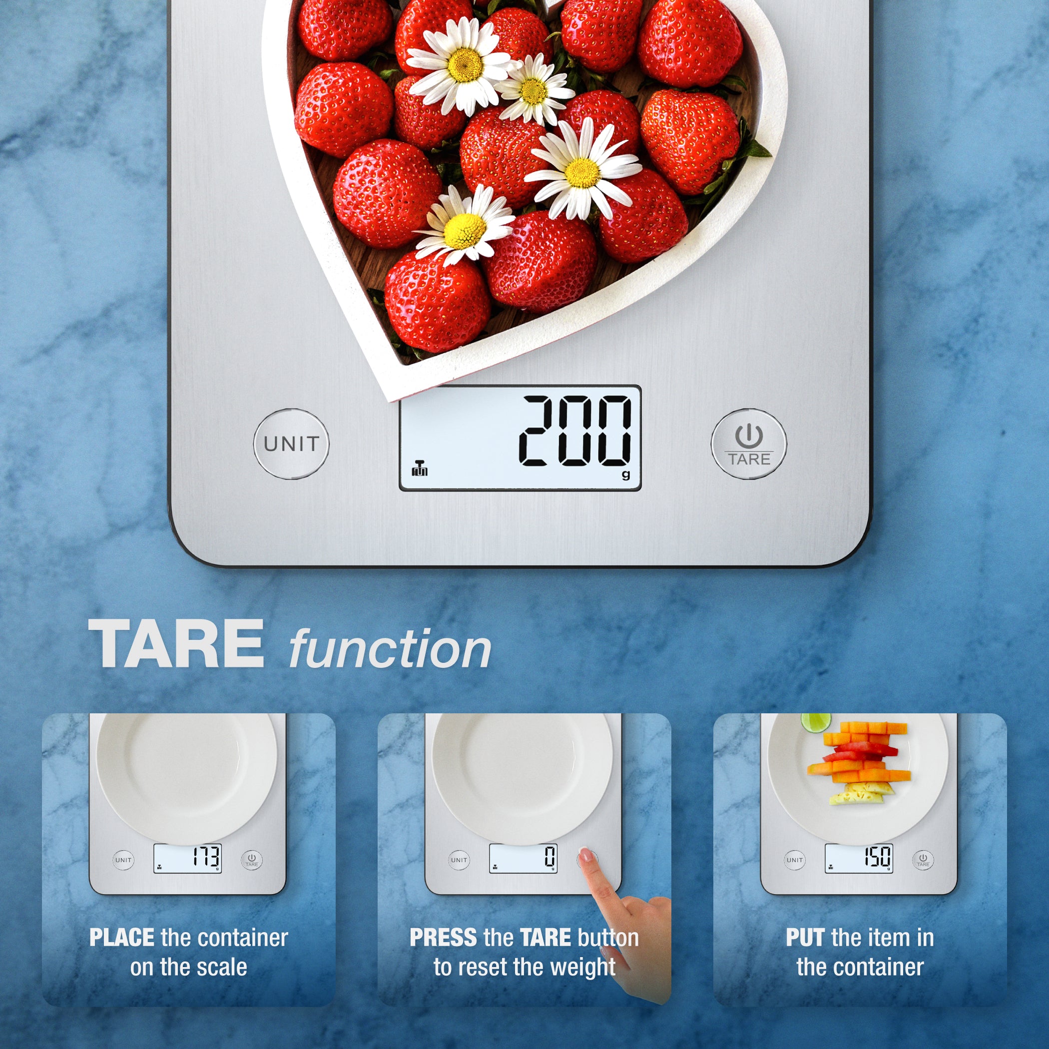 Bundle - Bisonbody Digital Height Ruler + Smart Kitchen Scale – Mokeru ...
