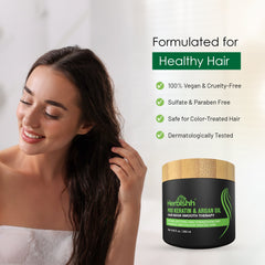 Pro Keratin Argan Hair Mask 250gm- Herbishh Cream.